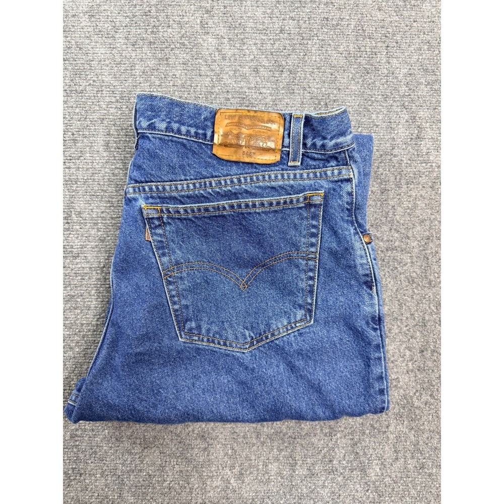 Vintage Levis 545 Loose Fit Mens Jeans 38x38 Medium Wash Straight Leg Denim